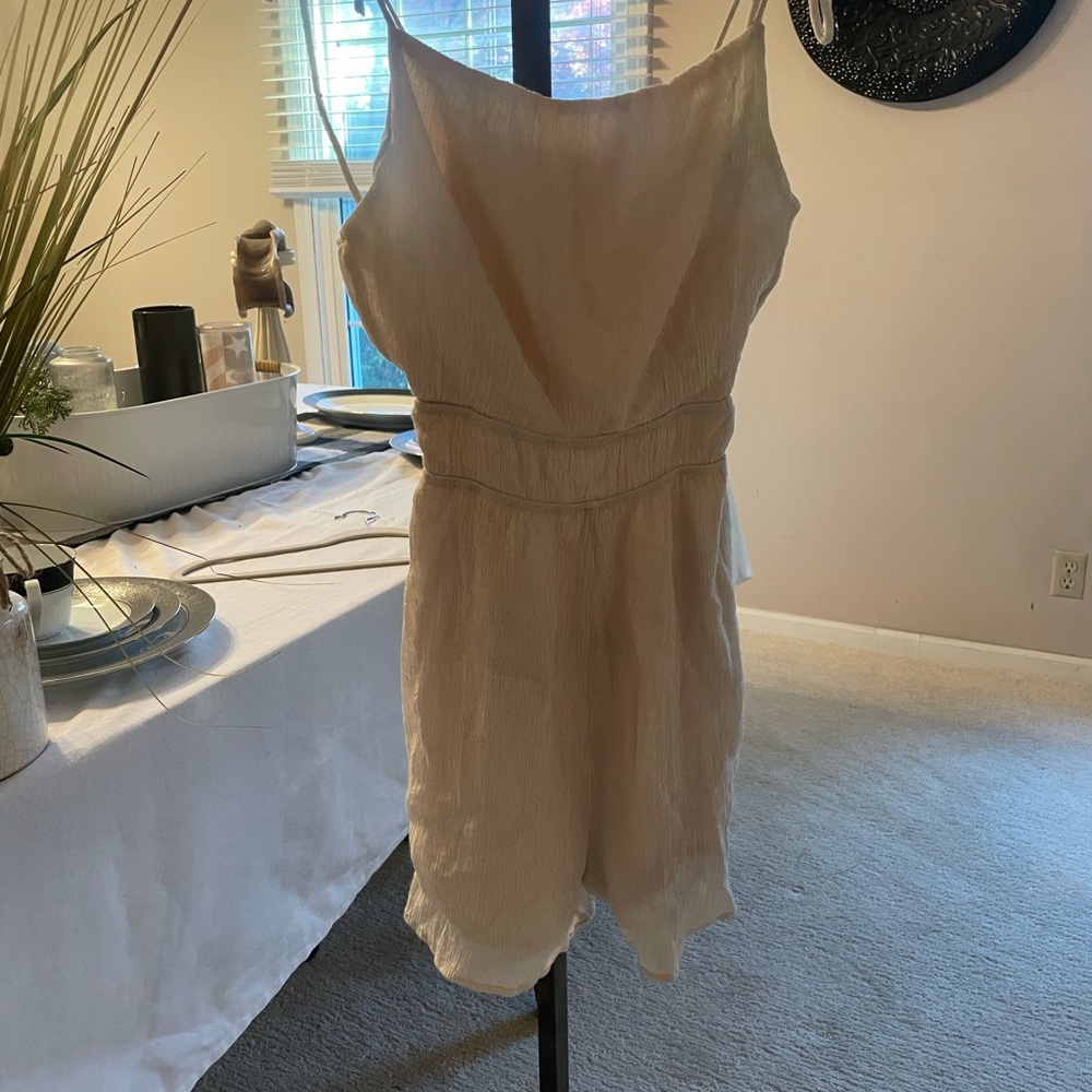 Cream shorts jumper
